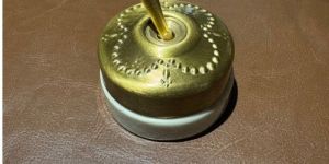 Heritage Floral Gold Finished Tumbler Switch