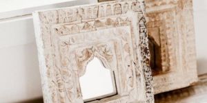 Wooden Vintage Temple Frame