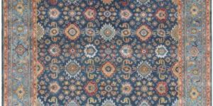 Fancy Antique Heriz Rug