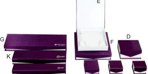 Classic Satin Finish Paper Jewelry Box