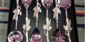 Designer Stainless Steel Spoon Set Premium Cutlery for Elegant Dining
