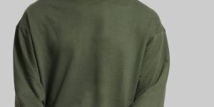 Olive Green Solid T-Shirt