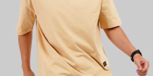 Untamed Beige Baggy Fit T-Shirt Men