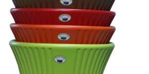 Multicolor Round Sunshine Flower Pot