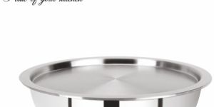 32 Cm Stainless Steel Triply Tasla with Lid