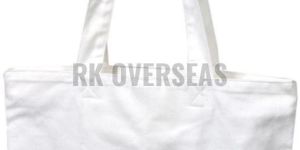 Plain White Cotton Canvas Tote Bag