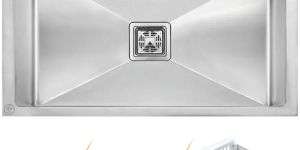 Handmade Single Bowl 304-Grade Kitchen Sink (32 X 20 X 10 Inches)