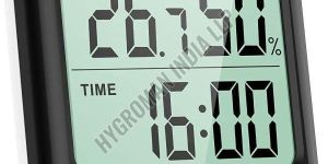 Digital Indoor Thermo Hygrometer with Clock