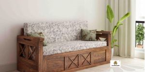 AXEL WOODEN SOFA CUM BED