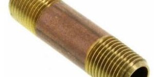 Red Brass Pipe Nipples