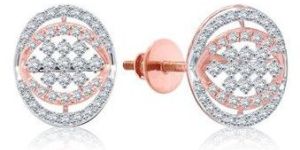 Women Enchanting Diamond Stud Earrings