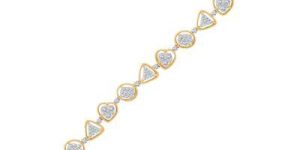 Women Playful Fancy Shaped Diamond Bracelet
