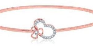 Women Sparkling Heart Diamond Bracelet