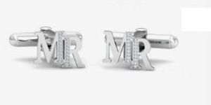 MR Initials Cufflinks