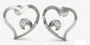 Precious Heart Stud Earrings