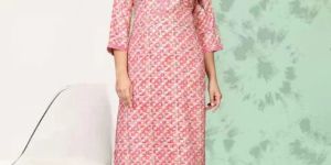 Cotton Capsule Print Women Kurti