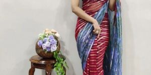Women Organza Ready to Wear Saree