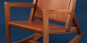 ALEXA SOLID TEAK WOOD ROCKING CHAIR