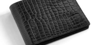 The Gator Black Genuine Leather Wallet For Men