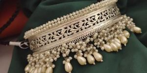 Exclusive Silver 92.5 Plated Women Choker Necklace