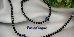 Oxidized Black Beads Evil Eye Nazarbattu Women Anklet