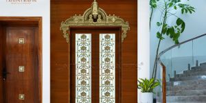 Brass Pooja room doors