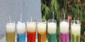 Multicolor Scented Shot Glass Soy Wax Candle