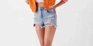 Cropped Varsity Jacket