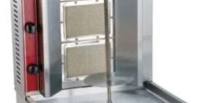 3 Burner Shawarma Machine Gas Operated
