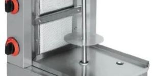 Double Burner Shawarma Machine Gas Operated