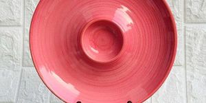 Blush Elegance Ceramic Platter Plate