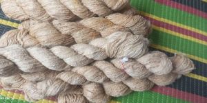 Plain Tussar Ghicha Silk Yarn