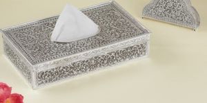 Antique Silver Tissue Paper Holder