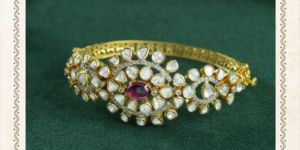 Tourmaline Polki Womens Bracelet