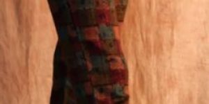 Women Wine Checks Regular Fit Straight Pants