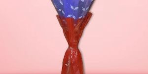 Lively Red and Pink Rose hand-tied Bouquet