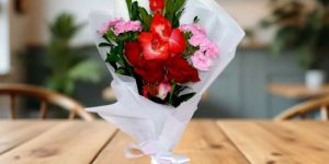 Mini Mixed Flowers Hand Bouquet