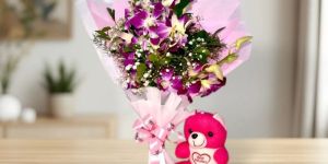 Mini Orchid Hand Bouquet