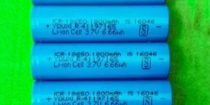 18650 Lithium Ion Battery 1800Mah YOUXI For LED Lights