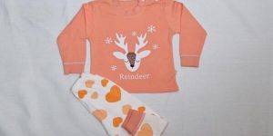 kids orange night suit