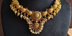 South Indian Occasion Wear Necklace Set for Women