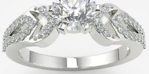 Solitaire Designer Lab Grown Diamond Ring