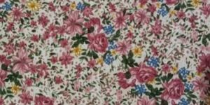 Printed Poly Crepe Fabric