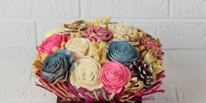 Dried Flower Table Centrepiece