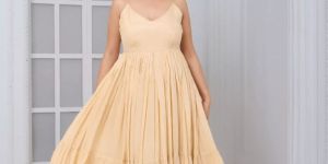 Gleaming Peach Gown