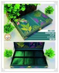 MDF Dry Fruit Box with Six Partition