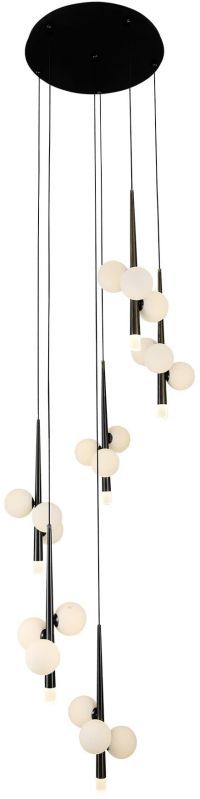 MINIMALIST BALL DOUBLE HEIGHT CHANDELIER
