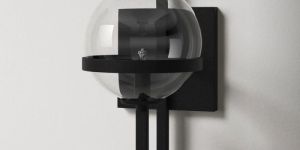 SINGLE LIGHT GLASS DIMMABLE SCONCE