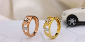 Gold Baby Finger Ring Design 1