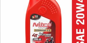 Titanium Four Stroke Engine Oil for Bike 20W40